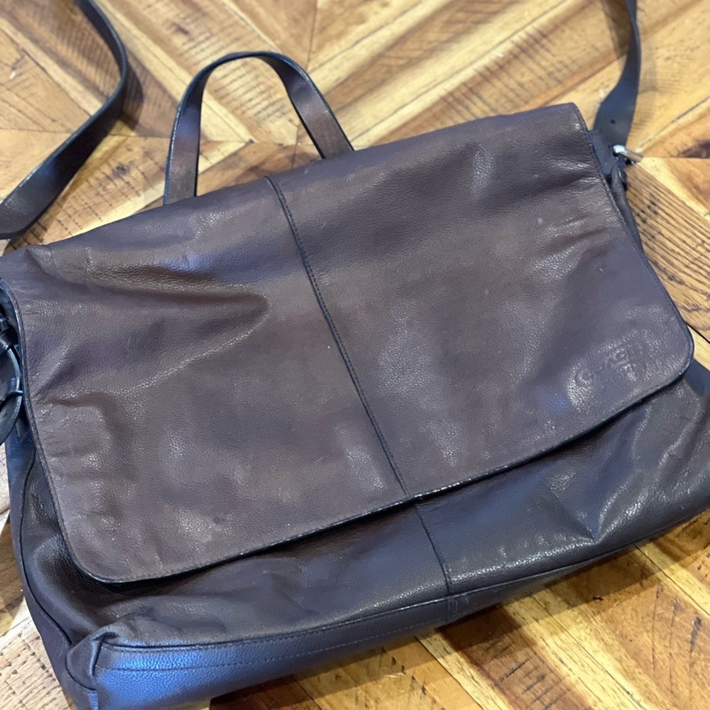 Mens coach leather briefcase